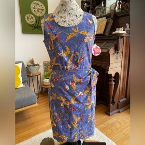 Hilo Hattie Hawaiian Dress Tropical Print NWT